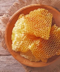 Honeycomb Bowl paint by number