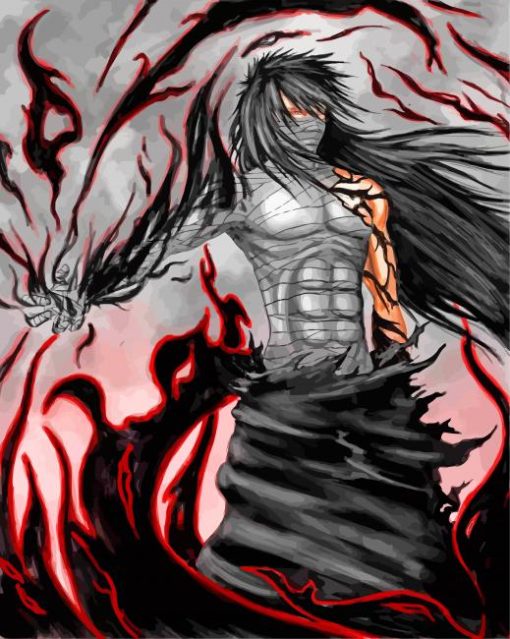 Ichigo Getsuga Tenshou paint by number