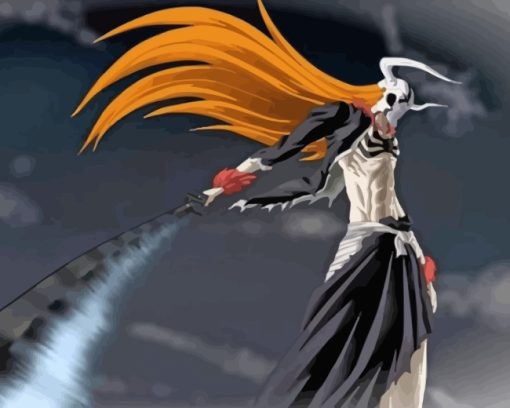 Ichigo Kurosaki Bleach Anime paint by number