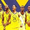 Indiana Pacers Basketball Players paint by number