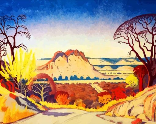 Jacob Hendrik Pierneef Art paint by numbers