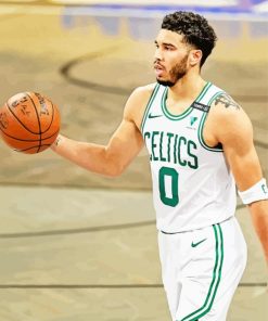 Jayson Tatum Player paint by numbers