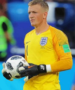 Jordan Pickford paint by number