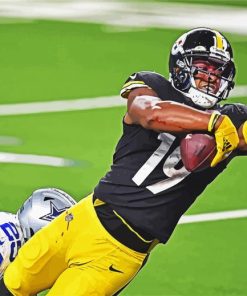 Juju Smith Schuster Pittsburgh Steelers paint by number