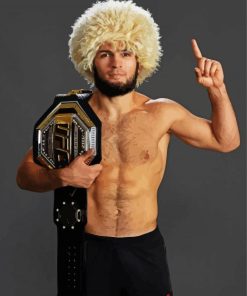 Khabib Nurmagomedov paint by numbers