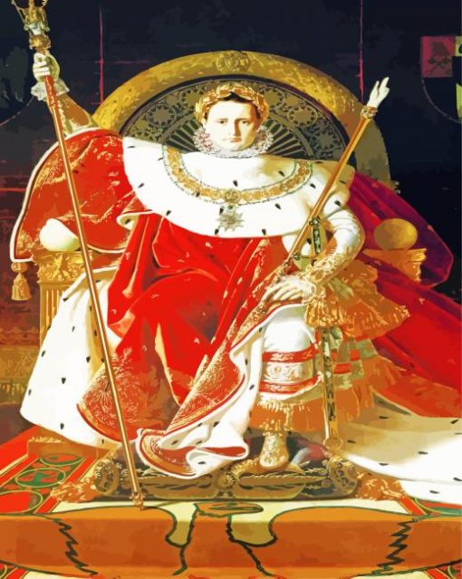 King Napoleon Bonaparte paint by number