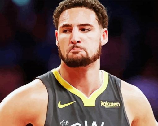 Klay Thompson paint by numbers