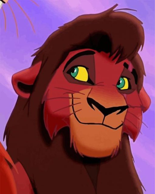 Kovu Te Lion paint by numbers