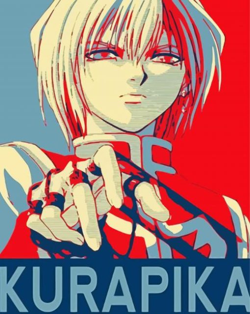 Kurapika Illustration paint by numbers