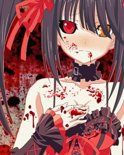 Kurumi Tokisaki paint by number