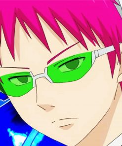 Kusuo Saiki Anime paint by numbers