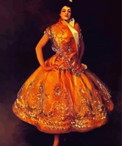 La Carmencita By Sargent paint by numbers