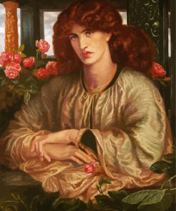 La Dona Della Finestra Rossetti paint by numbers