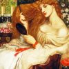 Lady Lilith By Rossetti paint by numbers