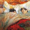 Le Lit Toulouse Lautrec paint by numbers