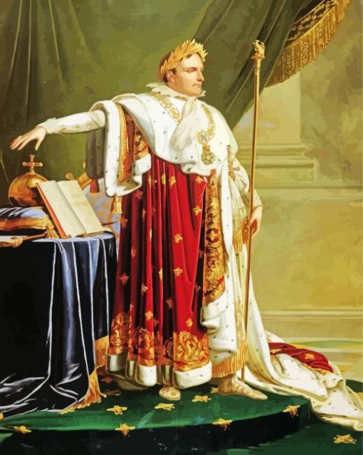 Leader Napoleon Bonaparte paint by numbers