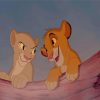 Lion King Simba And Nala paint by numbers