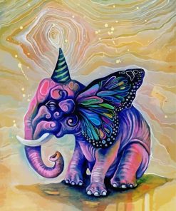 Magical Elephant paint by number