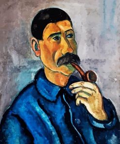 Man With Pipe paint by number