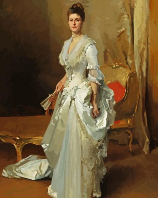 Margaret Stuyvesant Rutherfurd By Sargent paint by numbers