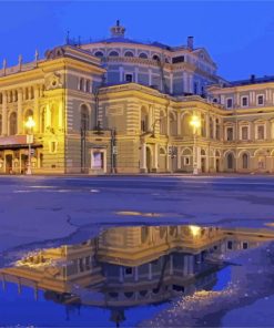 Mariinsky Theatre Petersburg paint by number