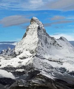 Matterhorn Zermatt paint by number