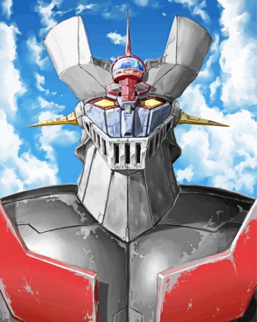 Mazinger paint by number