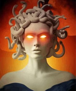 Medusa paint by number