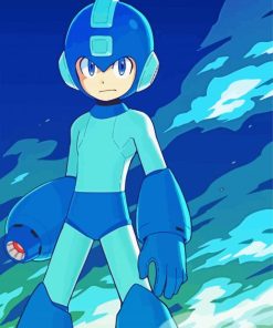 Mega Man paint by numbers