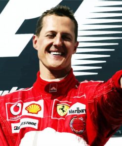 Michael Schumacher paint by numbers