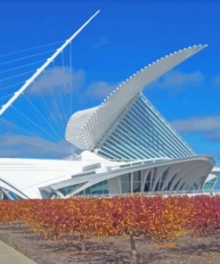 Milwaukee Art Museum paint by number