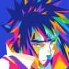 Minato Namikaze Pop Art paint by number