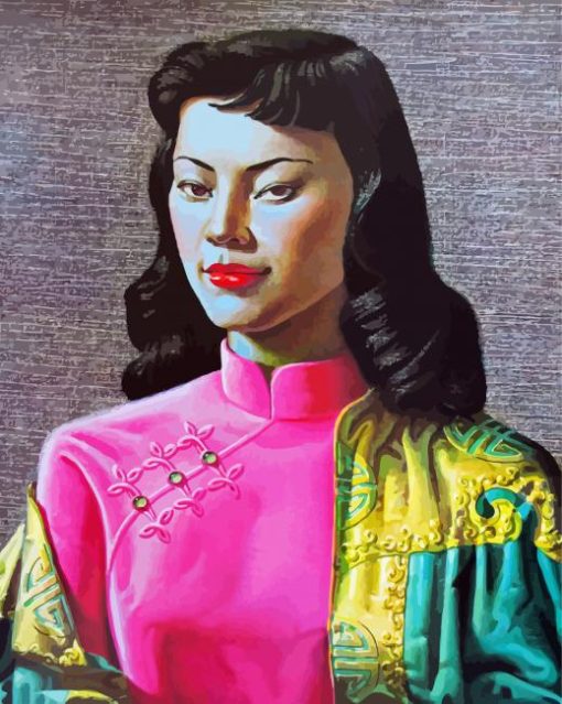 Miss Wong Tretchikoff Art paint by number