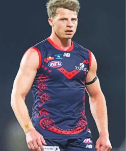 Mitch Hannan AFL Player paint by numbers