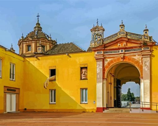 Monastery Of Santa Maria De Las Cuevas Seville paint by number