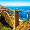 Monterey Bixby Creek Bridge paint by numbers