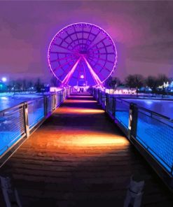 Montreal Ferris Wheel paint by number