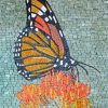 Mosaic Butterfly paint by number