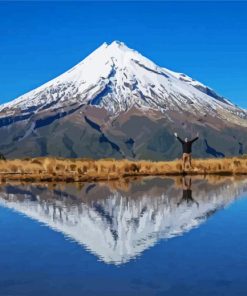 Mount Taranaki paint by number