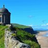 Mussenden Temple Derry Northern Ireland paint by number