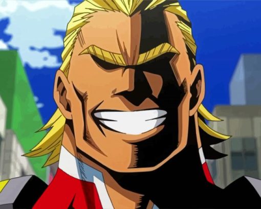 My Hero Academia All Might Characters paint by numbers