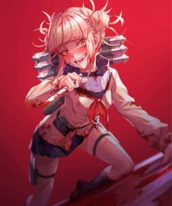 My Hero Academia Toga Himiko paint by numbers