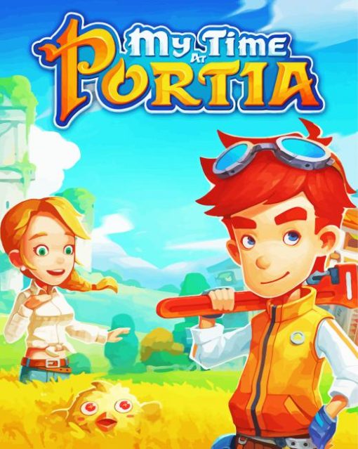 My Time At Portia Game paint by number