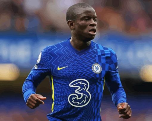 N Golo Kante Footballer paint by numbers