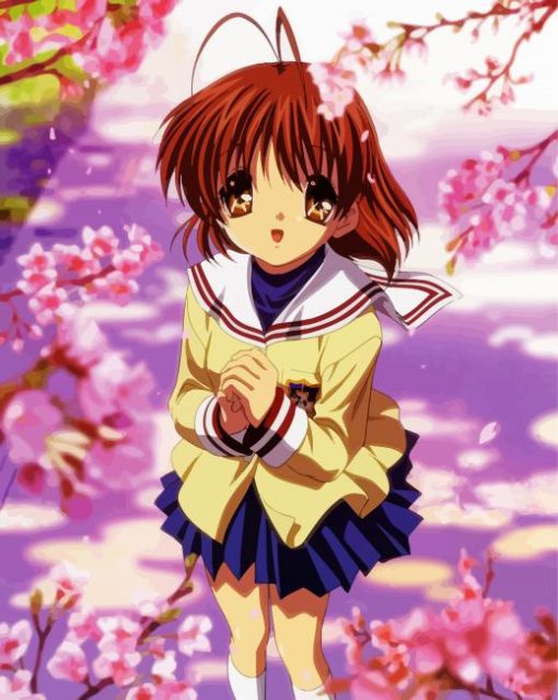 Nagisa Furukawa Clannad paint by number