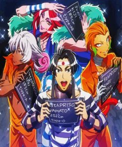 Nanbaka Manga Anime paint by numbers