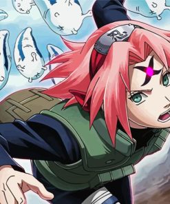 Naruto Sakura Haruno paint by numbers