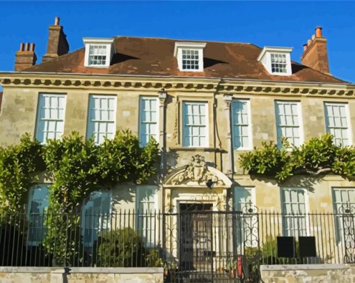 National Trust Mompesson House Salisbury paint by numbers