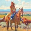 Native American Ranching paint by numbers