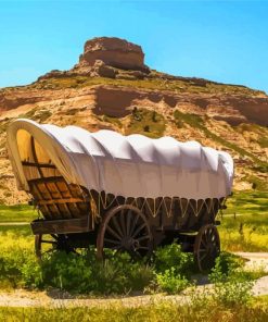 Nebraska Scotts Bluff National Monument paint by numbers